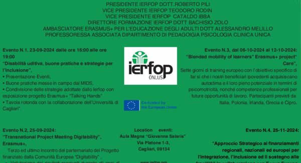 Locandina Eventi Europei Ierfop